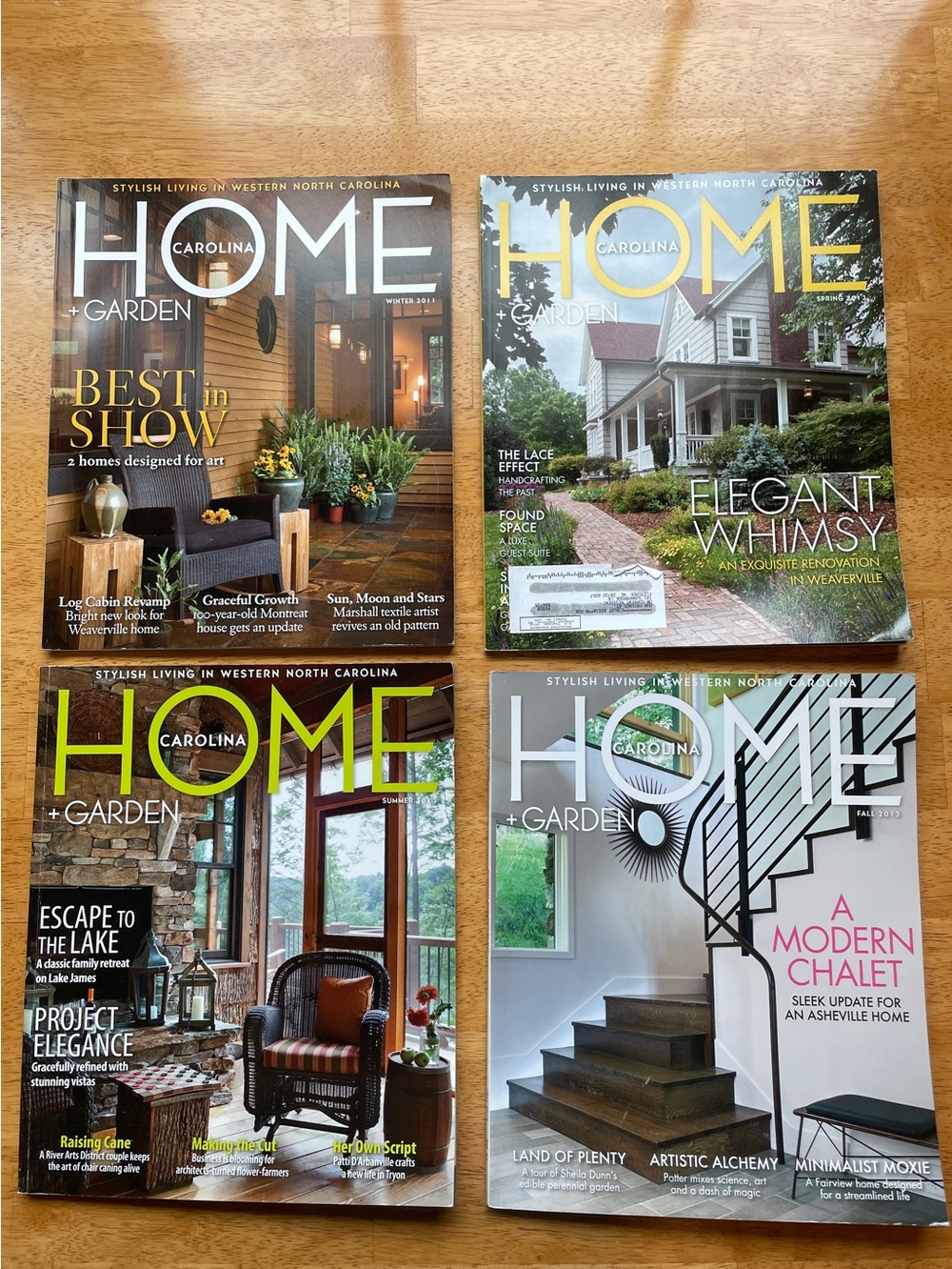 Home + Garden Magazine - Set of 4 - Neutral Covers